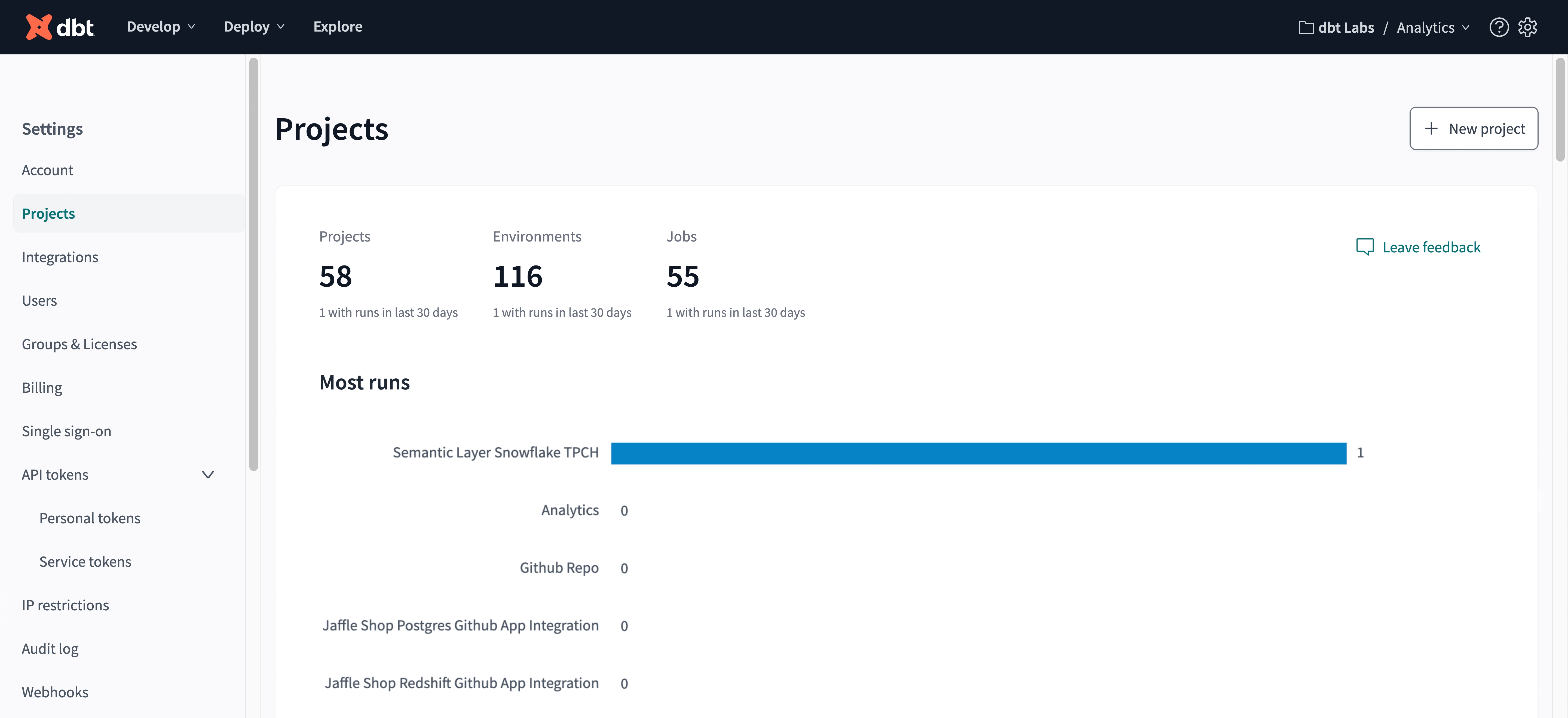 Accessing the BigQuery OAuth configuration in dbt Cloud